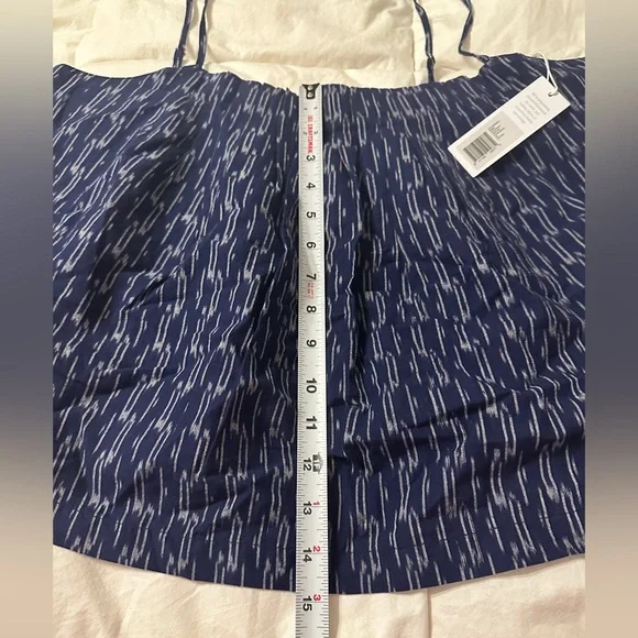 Outerknown x Piece&Co Tides Tank - NWT - Size L Blue Patterned Women's Top - Picture 12 of 12